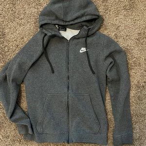 Nike gray Zip up